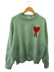 画像：AMI PARIS/ニット・セーター(厚手)/コットン/GRN/E21HK009.016
