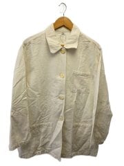 画像：カバーオール/42/リネン/ホワイト