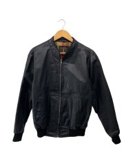 画像：レザージャケット・ブルゾン/LL/レザー/BLK