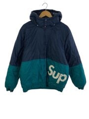 画像：ダウンジャケット/L/ナイロン/NVY/無地