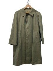 画像：比翼/ステンカラーコート/S/コットン/KHK/玉虫/WR050-902-79