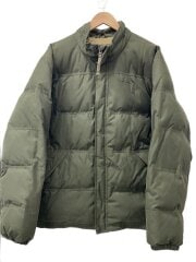 画像：ダウンジャケット/XL/ポリエステル/KHK/無地/0014393