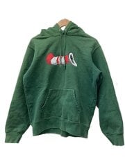 画像：パーカー/M/コットン/GRN/プリントCat in the Hat Hooded /全体的に色褪せ