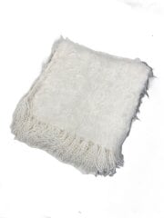 画像：マフラー/ポリエステル/WHT/無地/レディース/SWGG255639