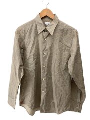 画像：長袖シャツ/M/コットン/CRM/総柄