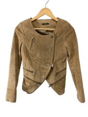 画像：ダブルライダースジャケット/--/豚革/BEG/116L-81001