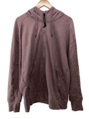 画像：ジップパーカー/XL/コットン/PNK/無地/DIAGONAL RAISED FLEECE GOGGLE ZI