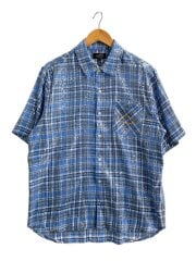 画像：SPANGLE S/S SHIRTS/半袖シャツ/L/ポリエステル/BLU//