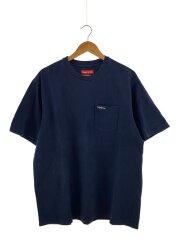 画像：S/S POCKET TEE/Tシャツ/L/コットン/NVY