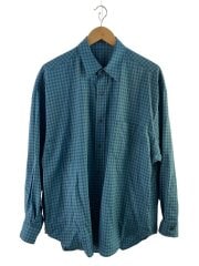画像：24ss/長袖シャツ/L/ウール/GRN/チェック/1211-104-8195