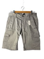 画像：ショートパンツ/36/コットン/GRY/ストライプ/58257389