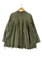 画像：シャツワンピース/8/コットン/KHK//