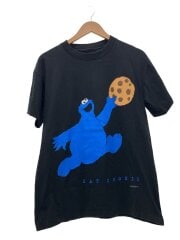 画像：Tシャツ/M/コットン/BLK/無地