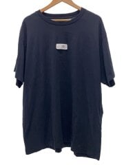 画像：Tシャツ/L/コットン/BLK/無地
