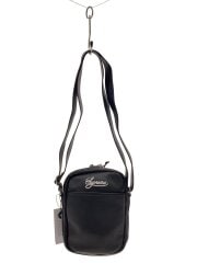 画像：ショルダーバッグ/レザー/BLK/無地