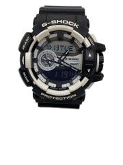 画像：クォーツ腕時計・G-SHOCK/デジアナ/ラバー/BLK/BLK/SS