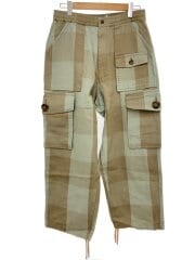 画像：ボトム/L/コットン/GRN/チェック/WJTR2013