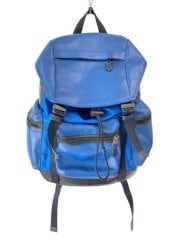 画像：リュック/レザー/BLU/無地/F2018