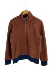 画像：フリースジャケット/S/ポリエステル/BRW/無地