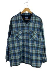 画像：カバーオール/L/ウール/BLU/チェック