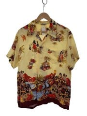 画像：アロハシャツ/L/レーヨン/YLW/SS35062