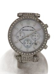 画像：腕時計/アナログ/ステンレス/WHT/SLV/MK-5572