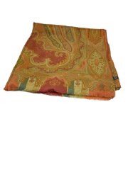 画像：ストール/ウール/ORN/ペーズリー/メンズ