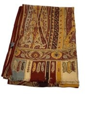 画像：ストール/ウール/BRW/ペーズリー/メンズ