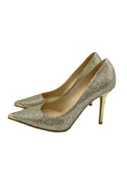 画像：パンプス/37/GLD/グリッター