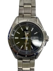 画像：自動巻腕時計/アナログ/BLK/SLV/4R36-00E0