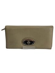 画像：長財布/レザー/BEG/無地/レディース