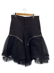 画像：ショートパンツ/XL/ポリエステル/BLK/PO-P023