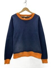 画像：スウェット/L/コットン/NVY/無地