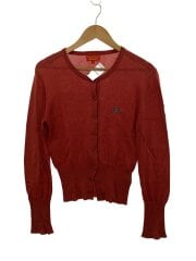 画像：カーディガン(薄手)/L/コットン/RED/6114M