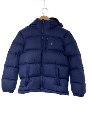 画像：ダウンジャケット/L/ポリエステル/NVY/無地