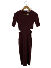 画像：半袖ワンピース/XS/レーヨン/BRD/無地