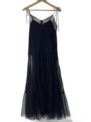 画像：キャミワンピース/S/ポリエステル/BLK/HER1911101