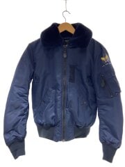 画像：フライトジャケット/38/ナイロン/IDG/無地/5002C