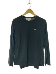 画像：長袖Tシャツ/L/コットン/BLK/FL-T013