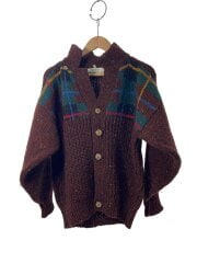 画像：90s/ハンドニット/カーディガン(厚手)/--/ウール/BRW
