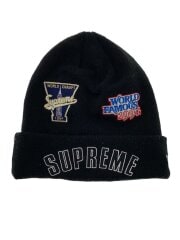 画像：ニットキャップ/--/アクリル/BLK/メンズ/毛玉有