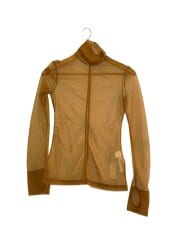 画像：Marble Printed Plaid Sheer High N/1/ポリエステル/BRW/MM23SS-JS020