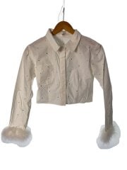 画像：ジャケット/FREE/コットン/WHT/112341006