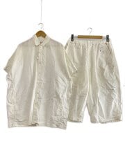 画像：17SS/sample/セットアップ/--/コットン/WHT/無地