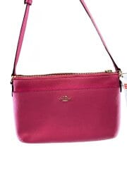 画像：ショルダーバッグ/レザー/PNK/無地/F57788