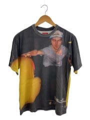 画像：Tシャツ/S/コットン/BLK/プリント