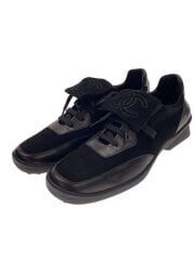 画像：ローカットスニーカー/25cm/BLK/レザー/A14911//