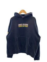 画像：ジャマイカカラー/フロントロゴ/パーカー/XL/コットン/BLK