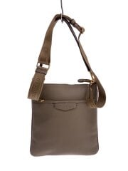 画像：ショルダーバッグ/レザー/BEG/無地