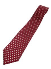 画像：ネクタイ/シルク/RED/総柄/メンズ